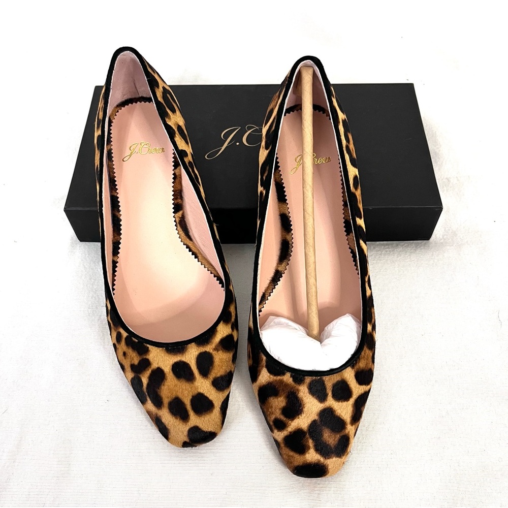J. Crew Leopard Print Flats - NIB